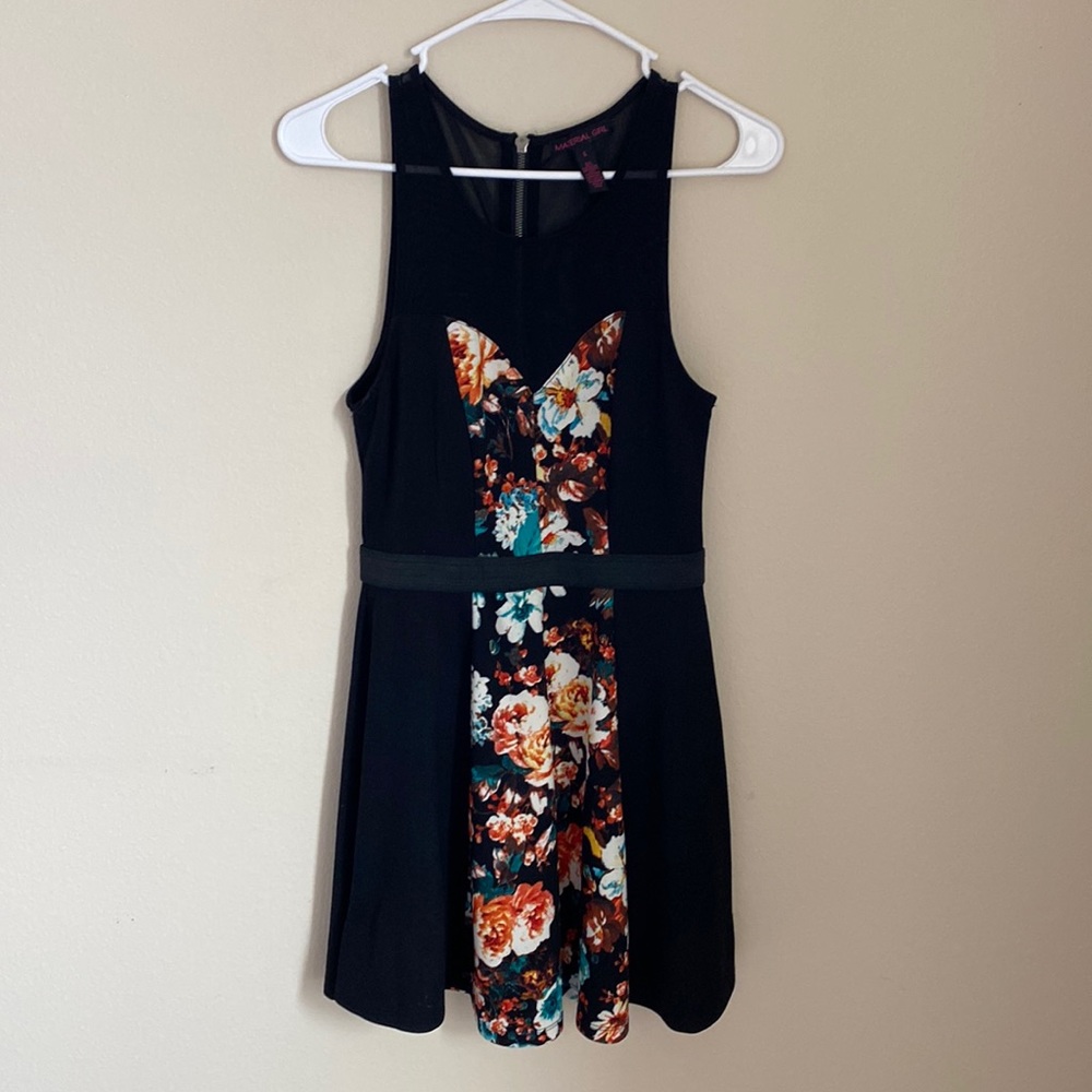 Black Floral Dress